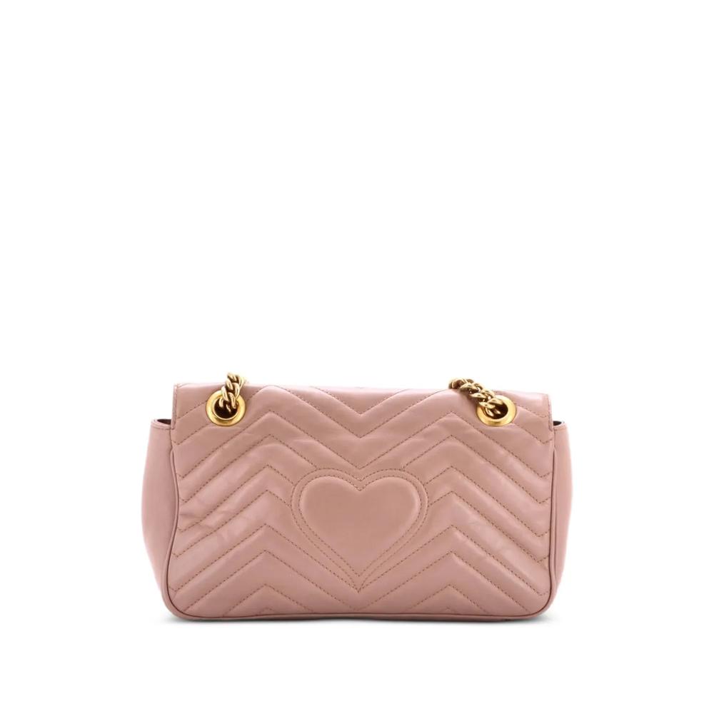 Маленькая стеганая сумка через плечо GG Marmont Flap Bag 2