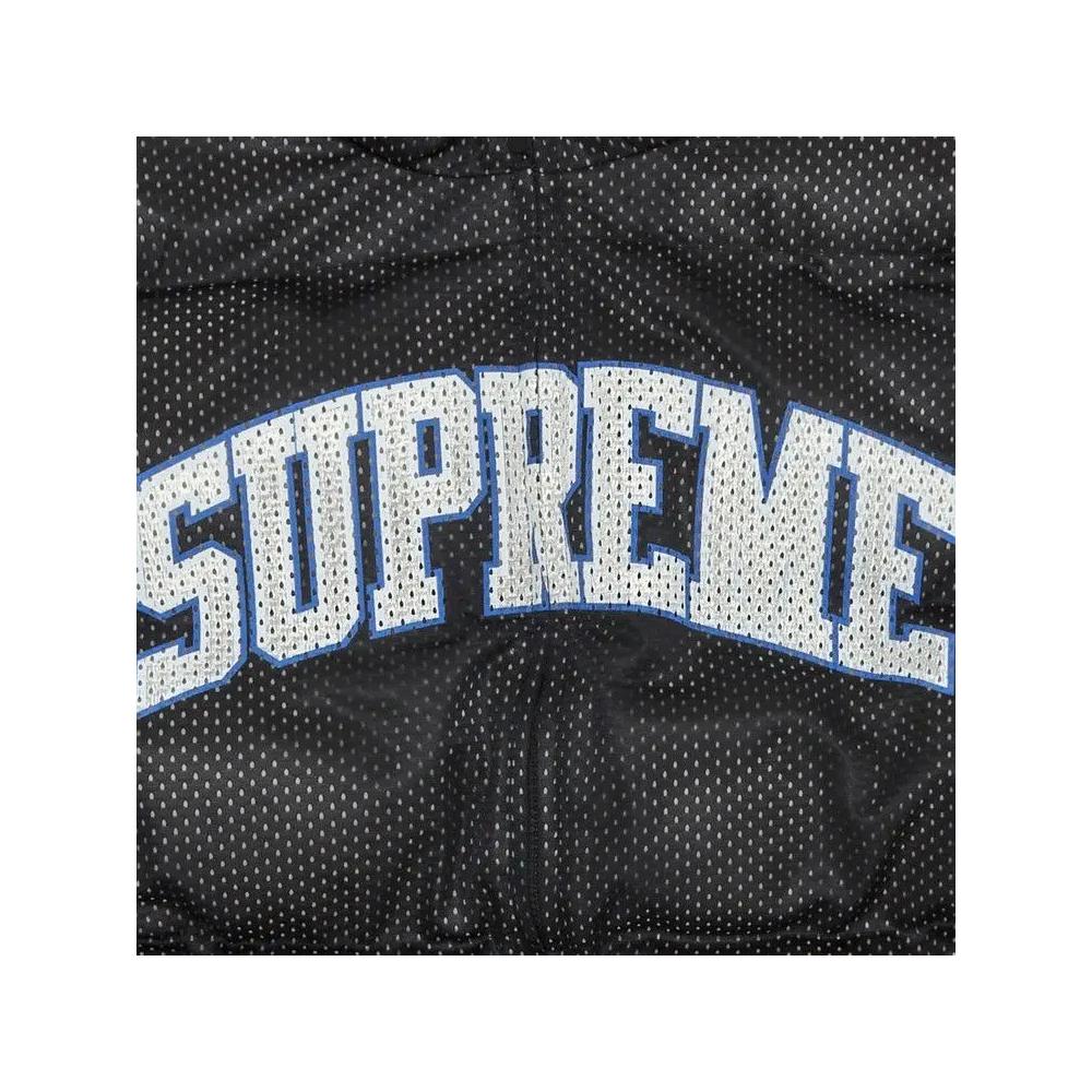 Пуховики Supreme Mesh Jersey Puffer Jacket 'Black' 3