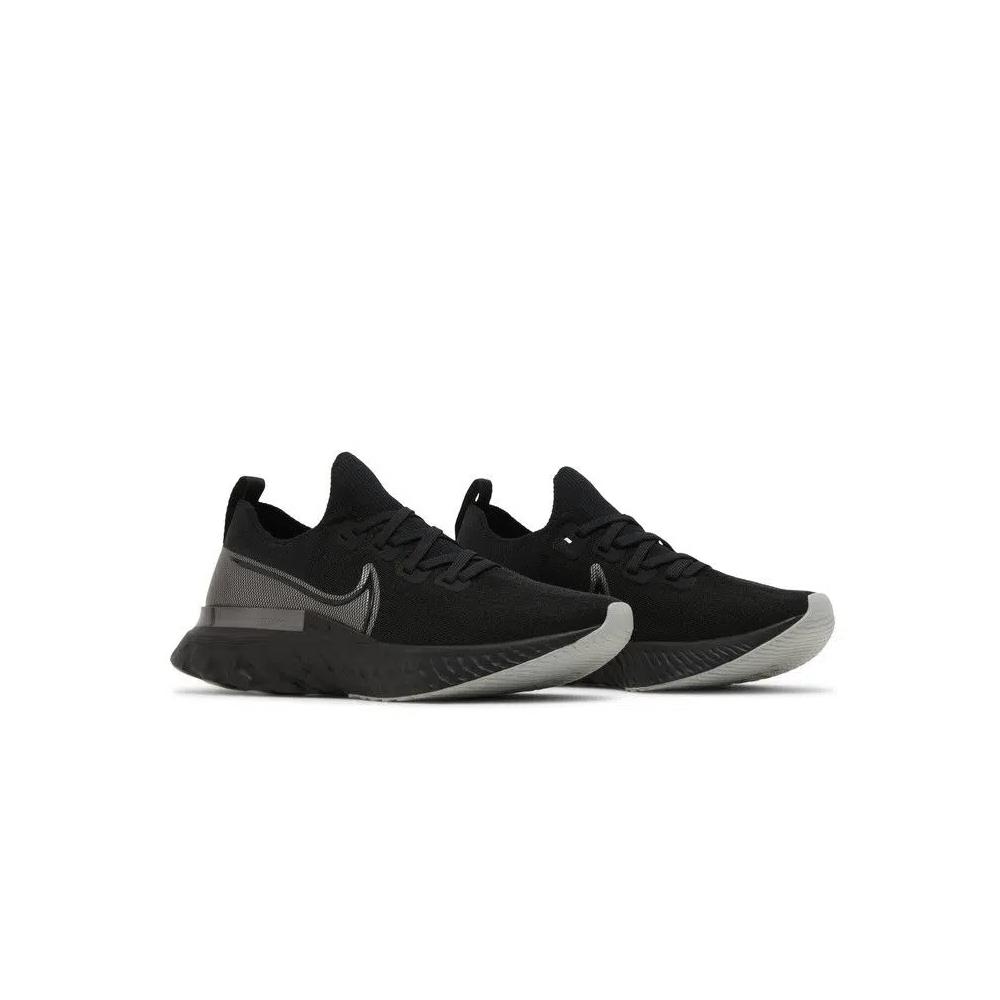 Кроссовки Nike React Infinity Run Flyknit 'Black Metallic Silver' 8