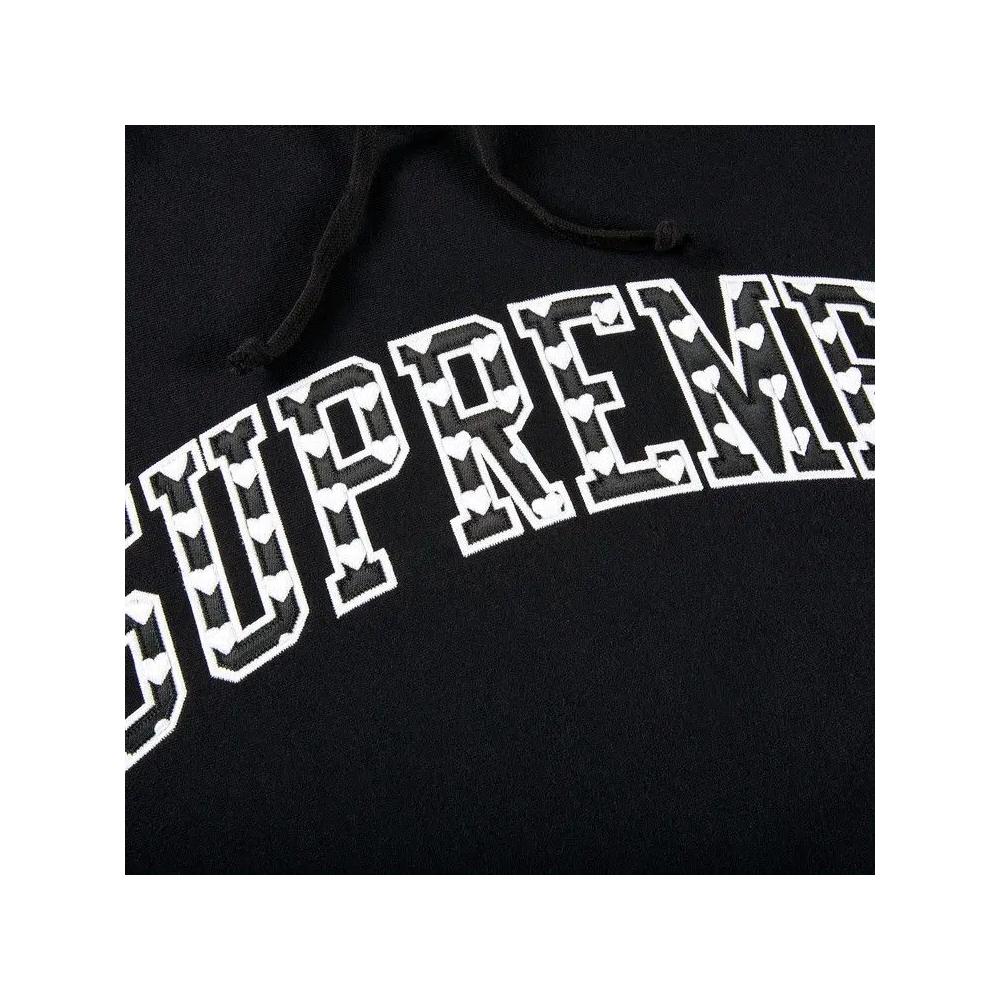 Худи Supreme Hearts Arc Hooded Sweatshirt 'Black' 2