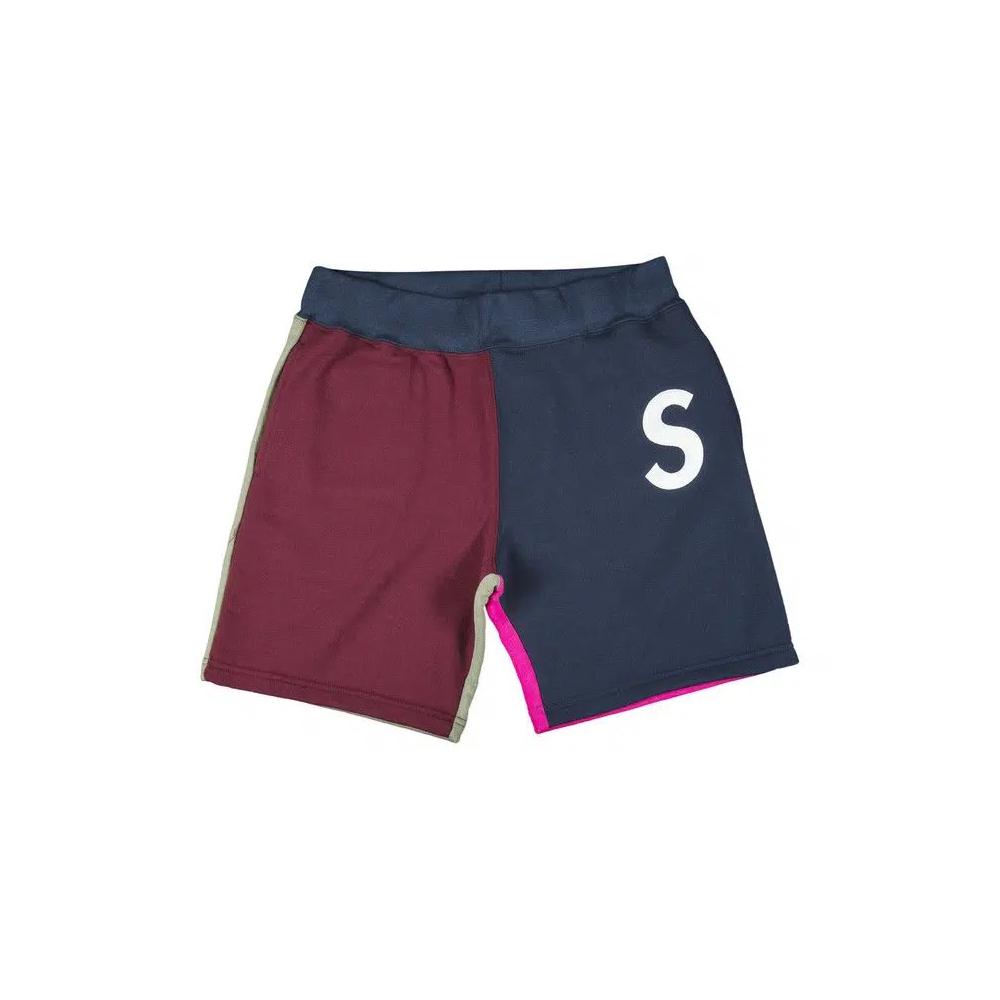 Шорты Supreme S Logo Colorblocked Sweatshort 'Navy' 1