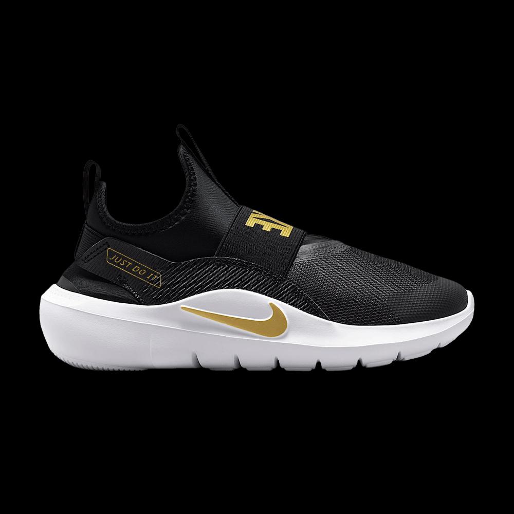 Кроссовки Nike Flex Runner 4 GS 'Black White Blur' 1