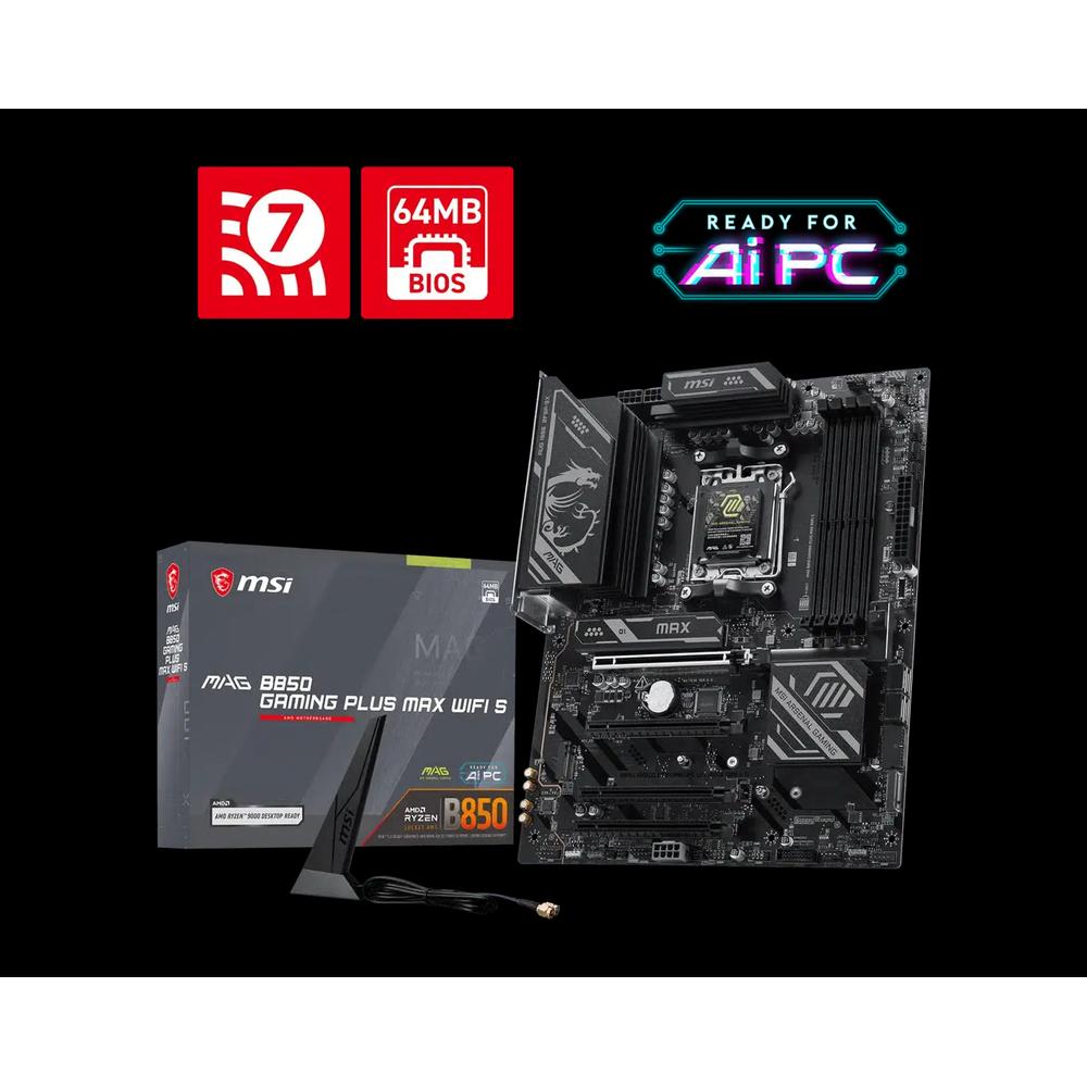 MSI B850 GAMING PLUS MAX WIFI S ATX материнская плата (DDR5) 1