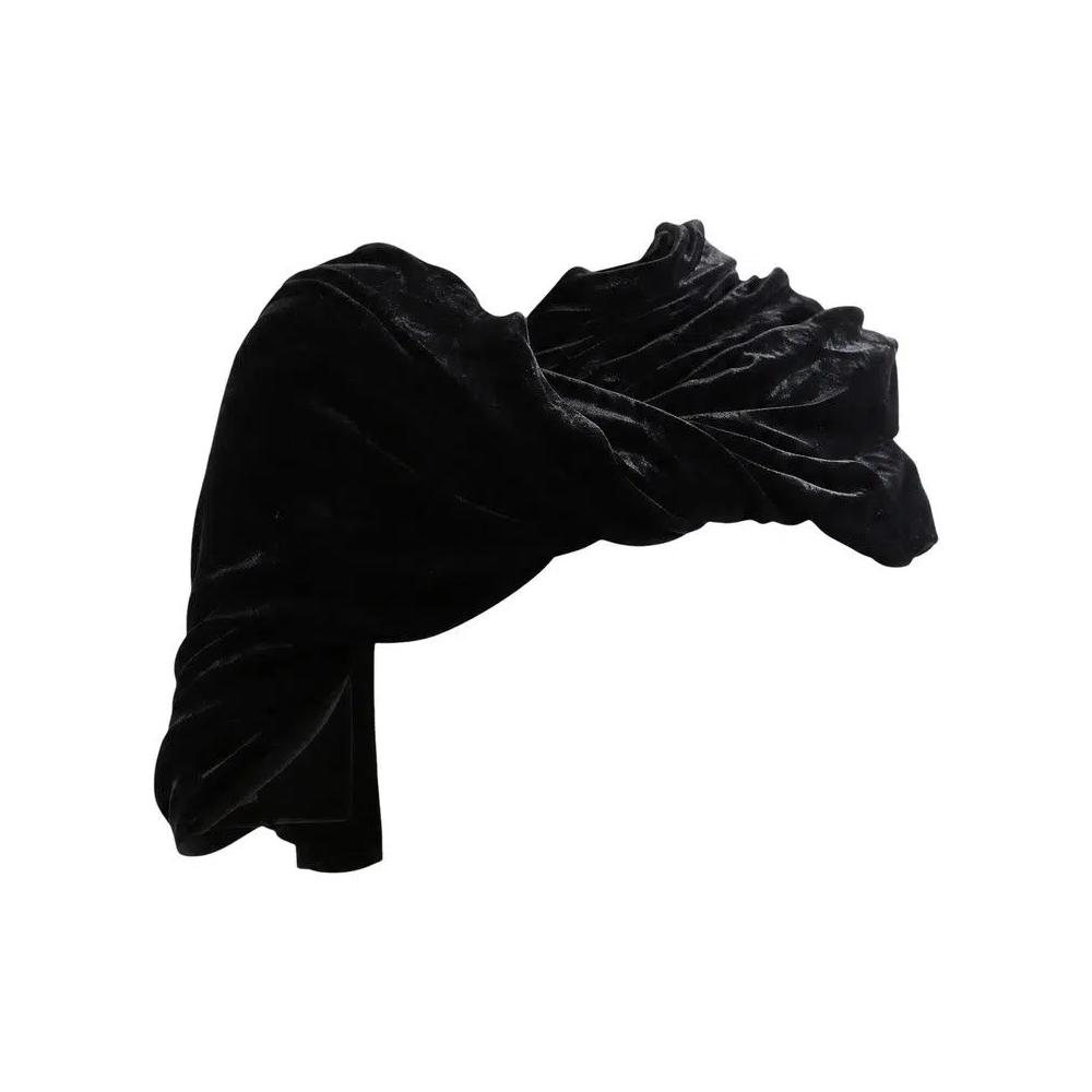 Шарфы Rick Owens Twist Donut 'Black' 2