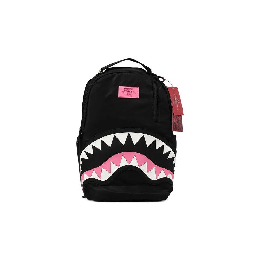 Рюкзаки Sprayground Shark Central Backpack 'Black/Pink' 1