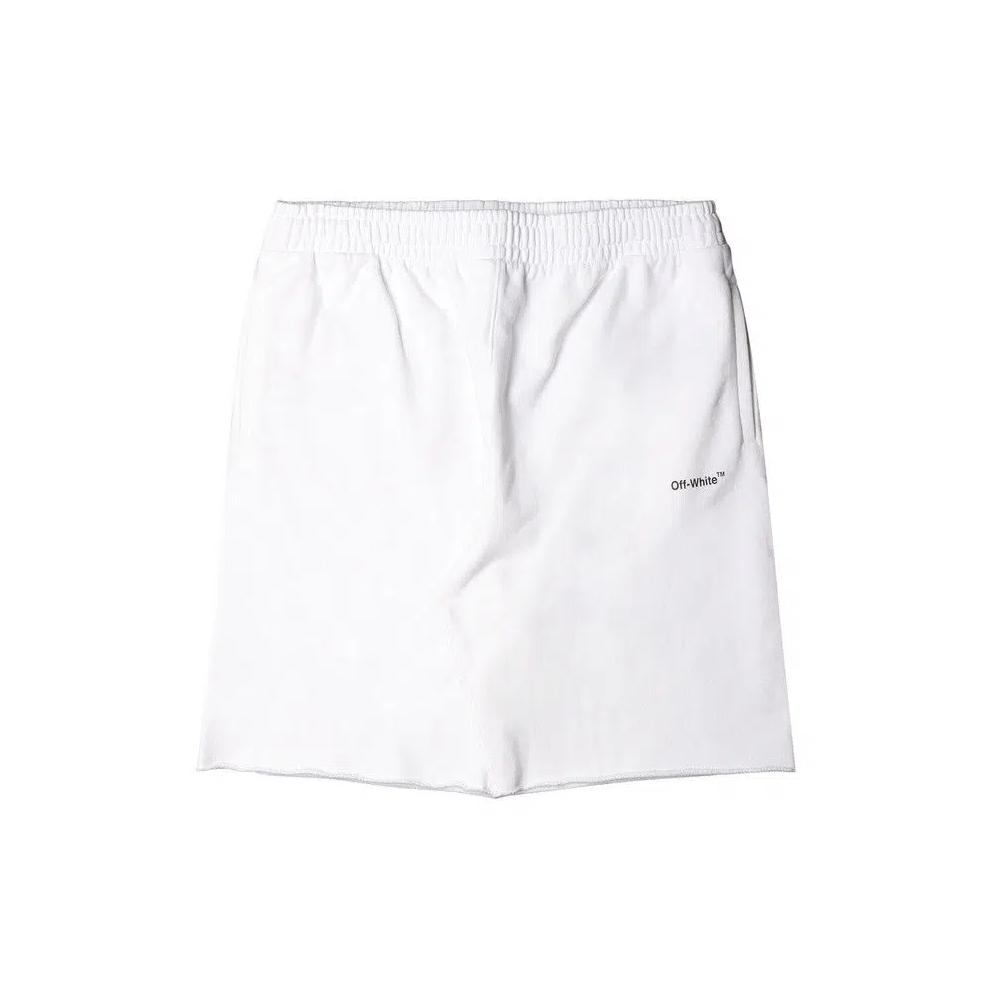 Шорты Off-White Single Arrow Pocket Sweatshort 'Белый/Черный' 1