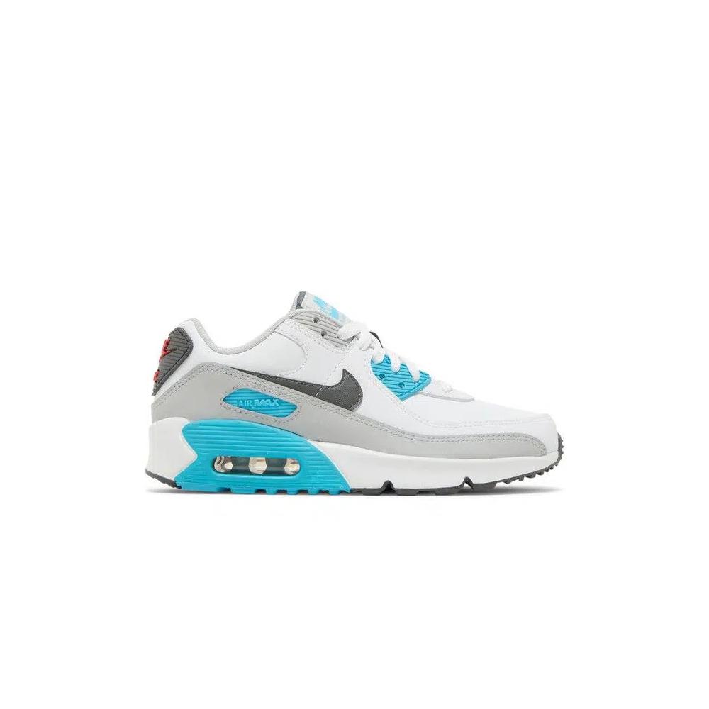 Кроссовки Nike Air Max 90 Leather GS 'White Chlorine Blue' 1