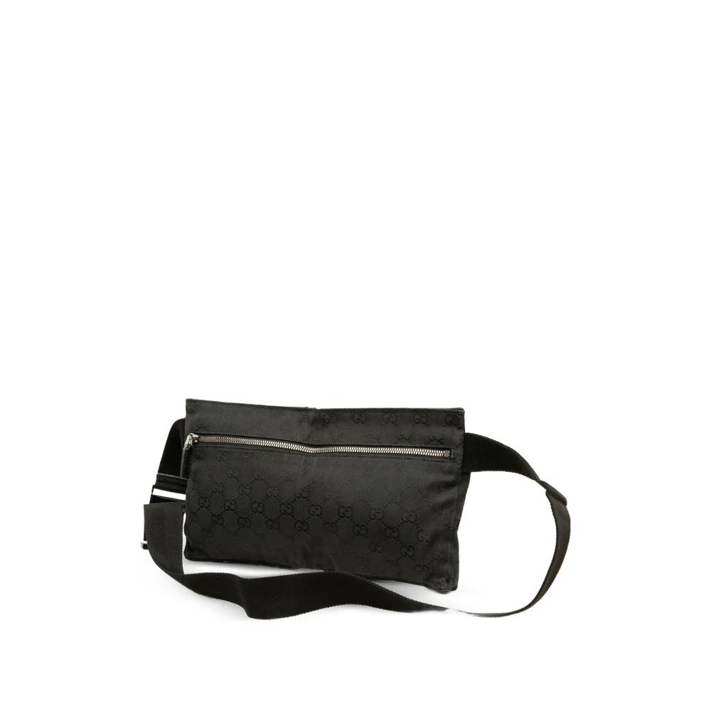 Поясная сумка Double Pocket из канваса с узором GG (2000-2015 годы) 2