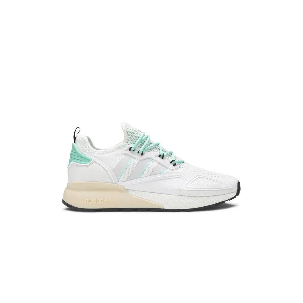 Кроссовки Adidas ZX 2K Boost 'Grey Hi-Res Green' 1