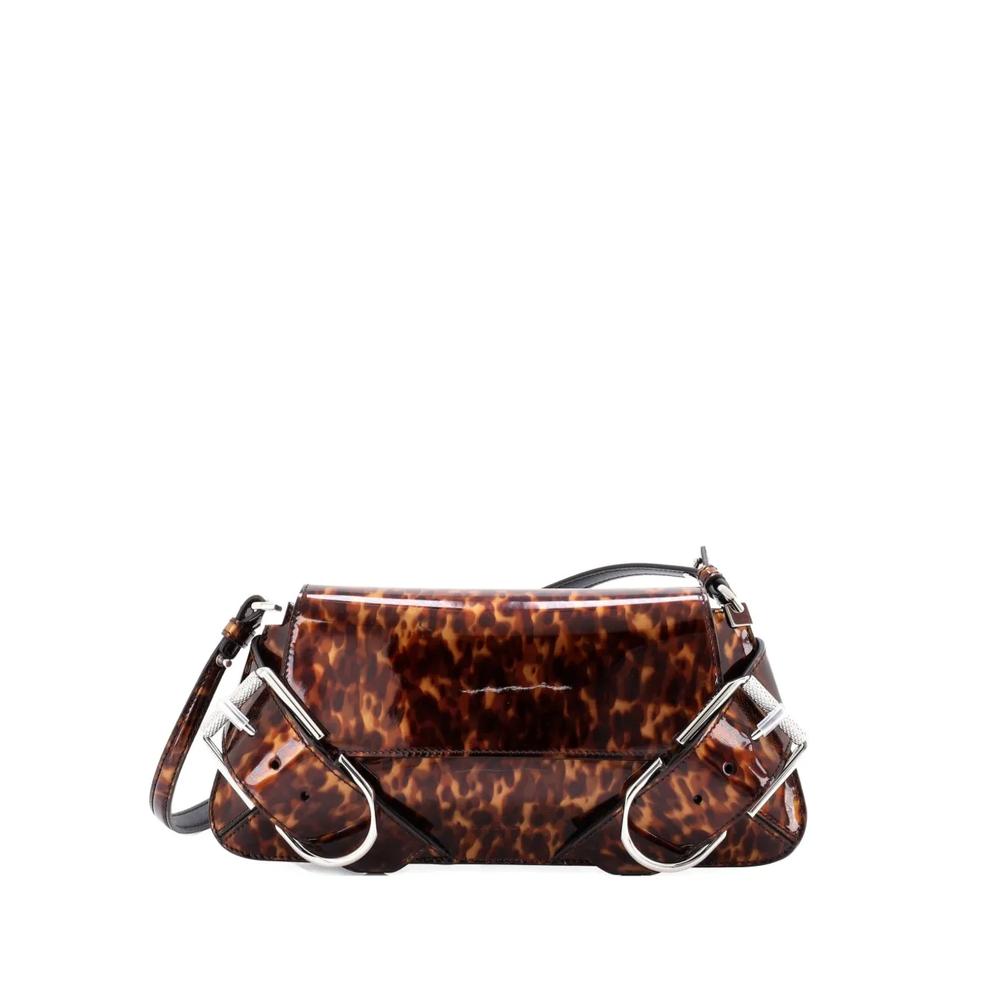 Лакированная сумка на плечо Voyou Flap Bag 1