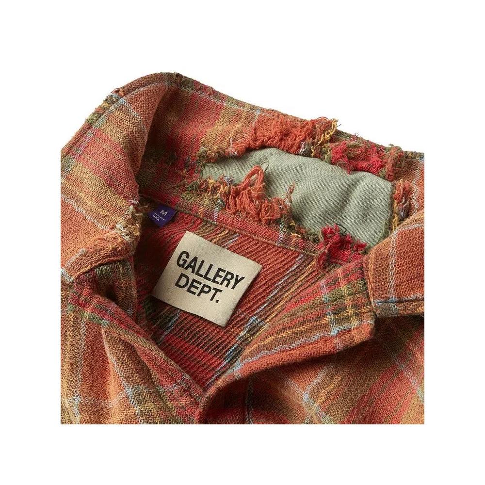 Фланелевые рубашки Gallery Dept. Marley Flannel Long-Sleeve Shirt 'Красный/Черный' 3