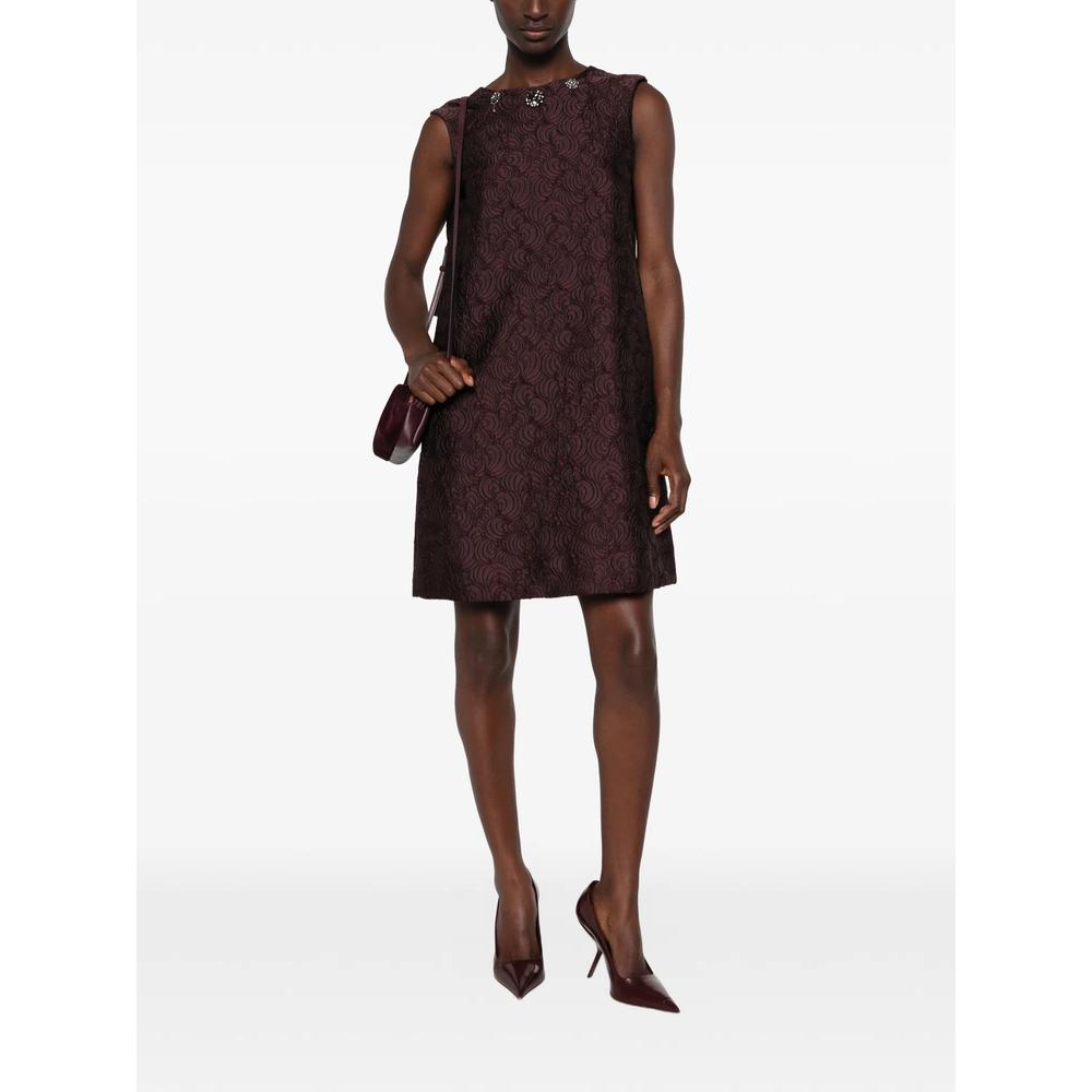 Vicolo crystal-embellished jacquard mini dress 2