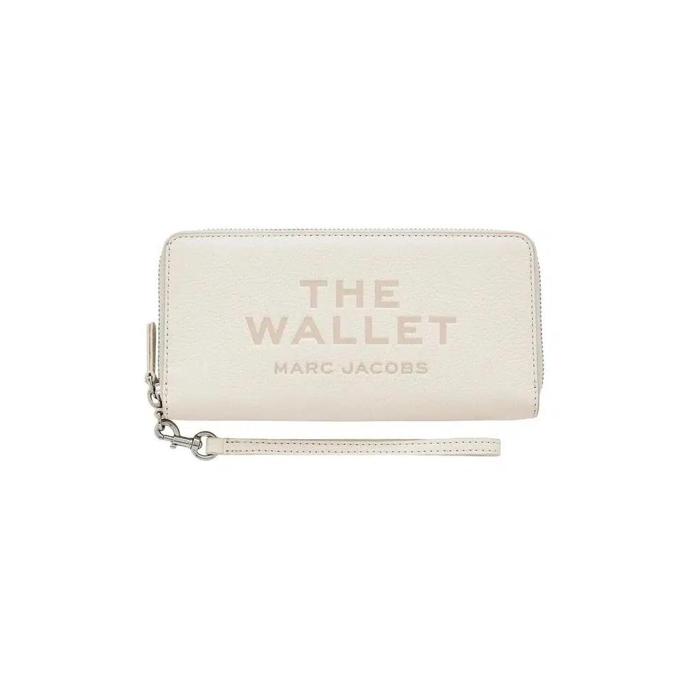 Кошельки Marc Jacobs The Continental Leather Wallet 'Cotton' 1