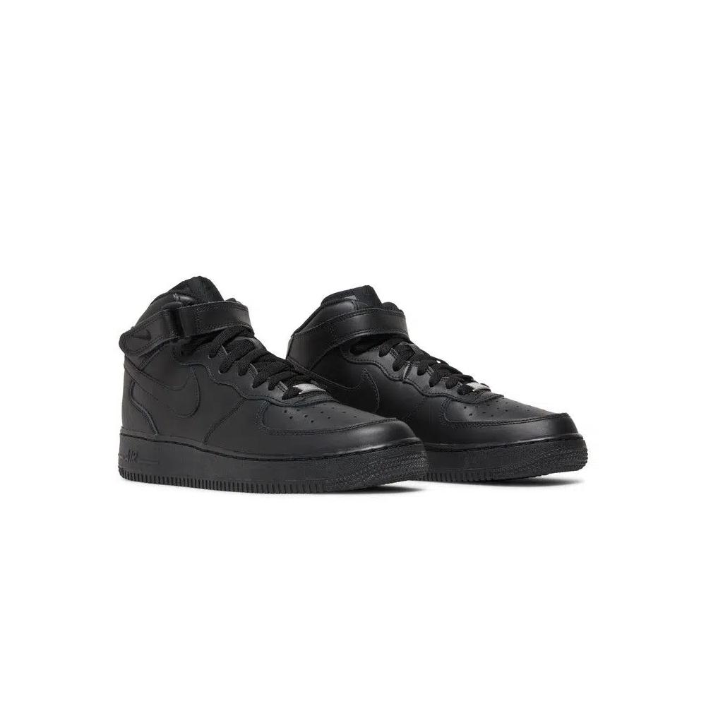 Кроссовки Nike Air Force 1 Mid GS 'Black' 8