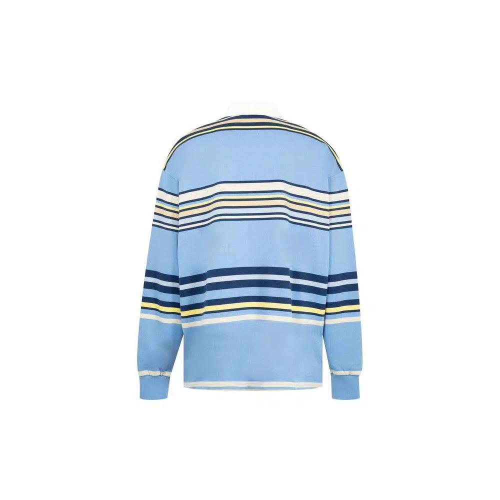 Поло Amiri Striped Long-Sleeve Polo 'Blue' 2