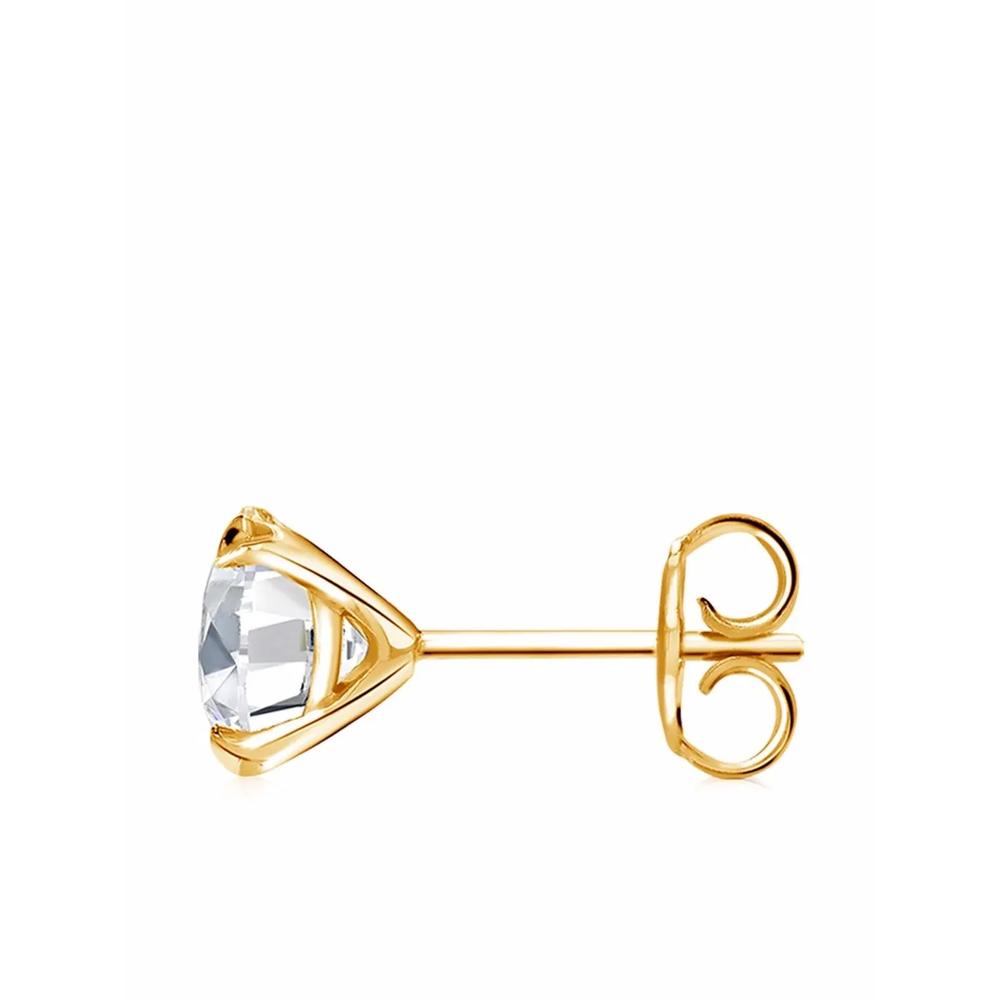 Серьги-гвоздики из желтого золота с бриллиантами Windsor 0.70ct 2