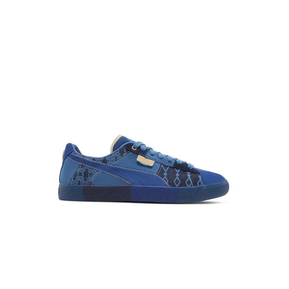 Кроссовки Dapper Dan x Puma Clyde Vintage 'Pre-Game Runway - Blue' 1