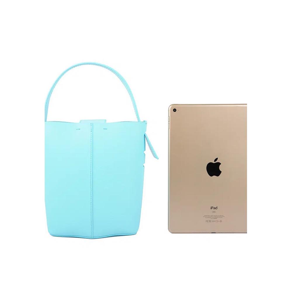 Terranova Felucca Mini Top Handle Bucket Bag в цвете Аква/Мятный 5