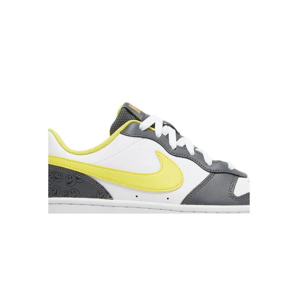 Кроссовки Nike Court Borough Low 2 SE GS «White Yellow Strike» 2