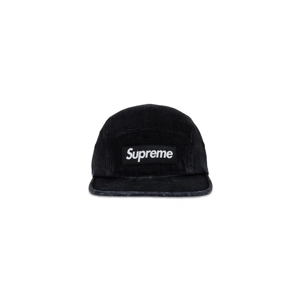 Бейсболки Supreme Denim Camp Cap 'Black' 1