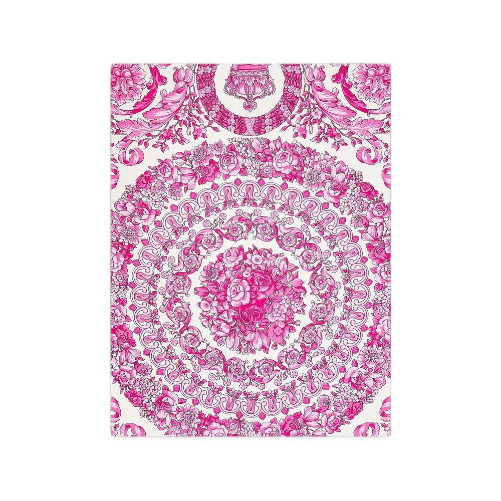 Barocco-print silk scarf 2