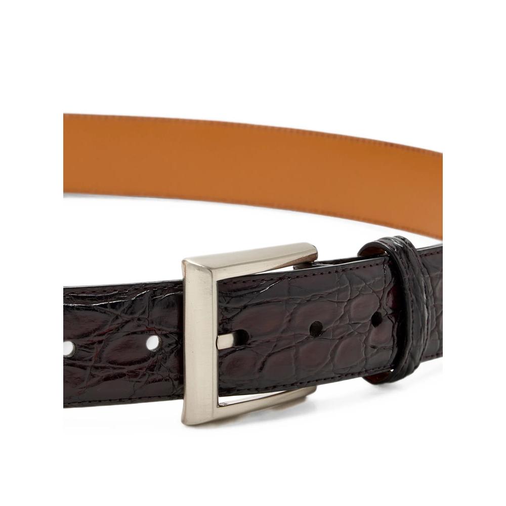 Cocoarcade crocodile-embossed leather belt 2