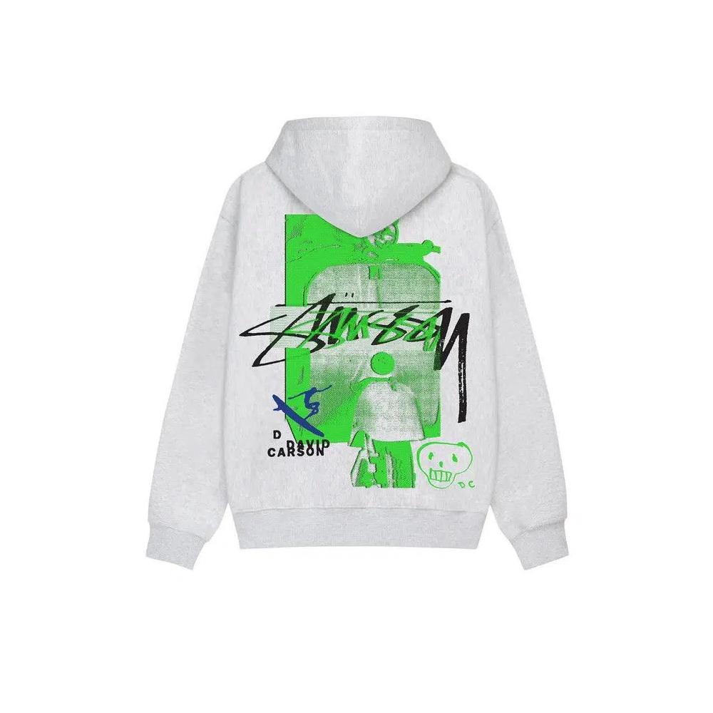 Худи Stussy David Carson Vespa Hoodie 'Ash Heather' 2