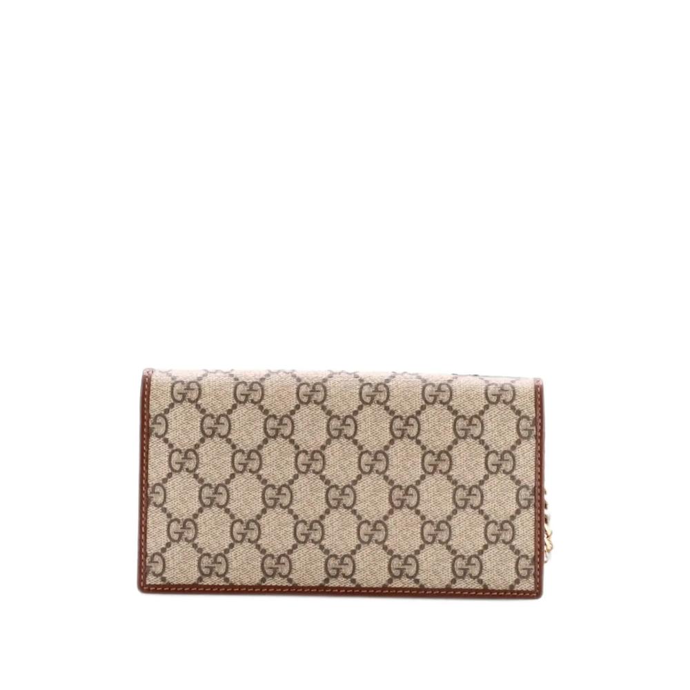 Сумка через плечо Horsebit 1955 Chain Wallet GG Coated Canvas 2