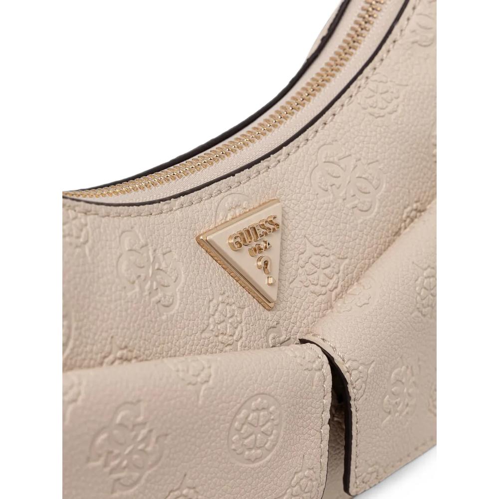 logo-embossed flap-pockets shoulder bag 4