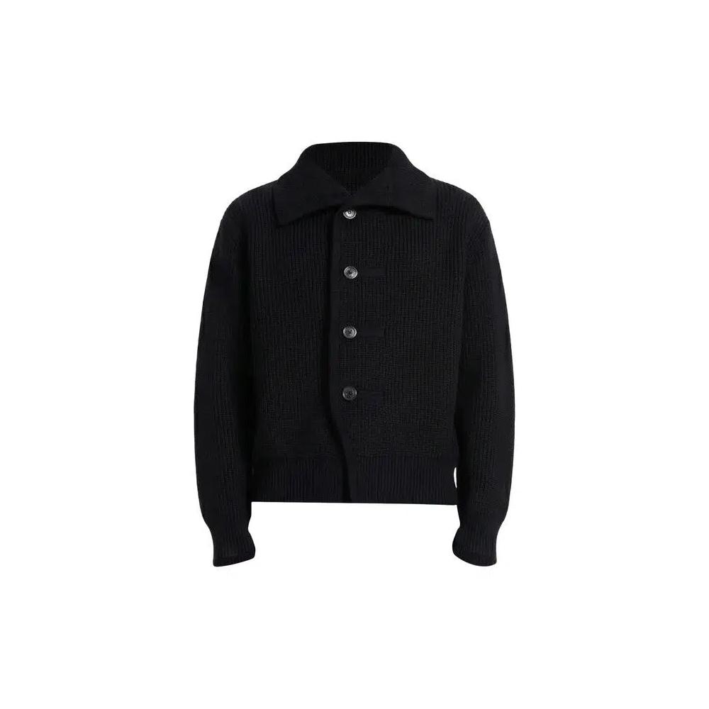 Кардиганы Dries Van Noten Mock-Neck Cardigan 'Black' 3