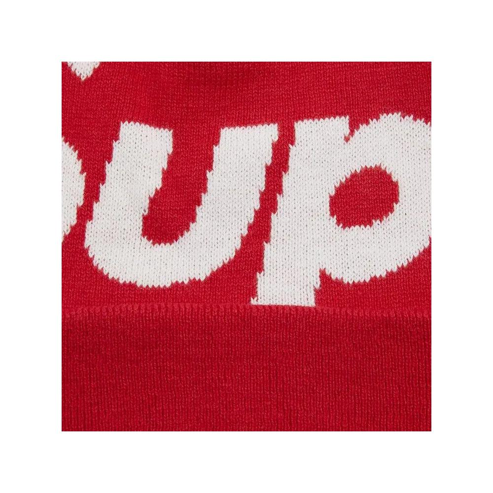 Шапки Supreme Big Logo Beanie 'Red' 3