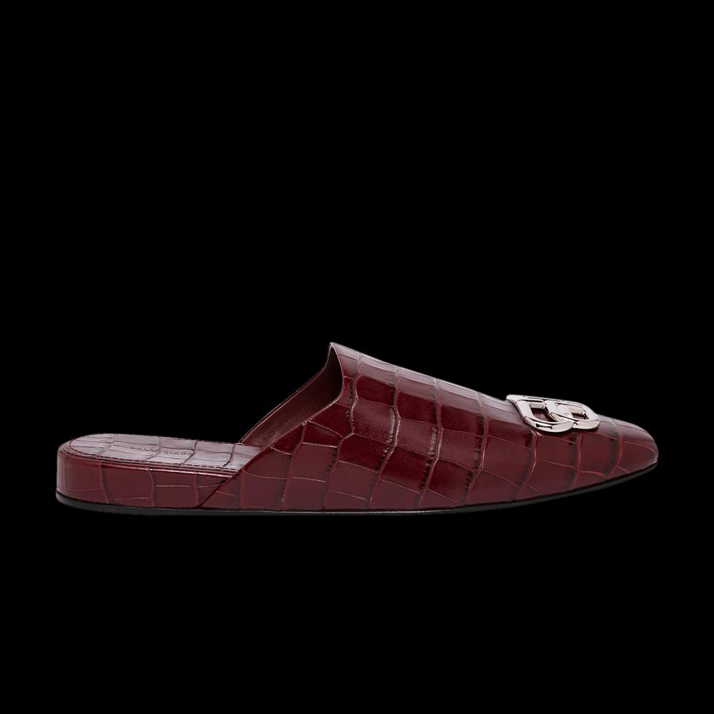 Мюли Balenciaga Wmns Cosy Mule 'Croco Dark Red' 1