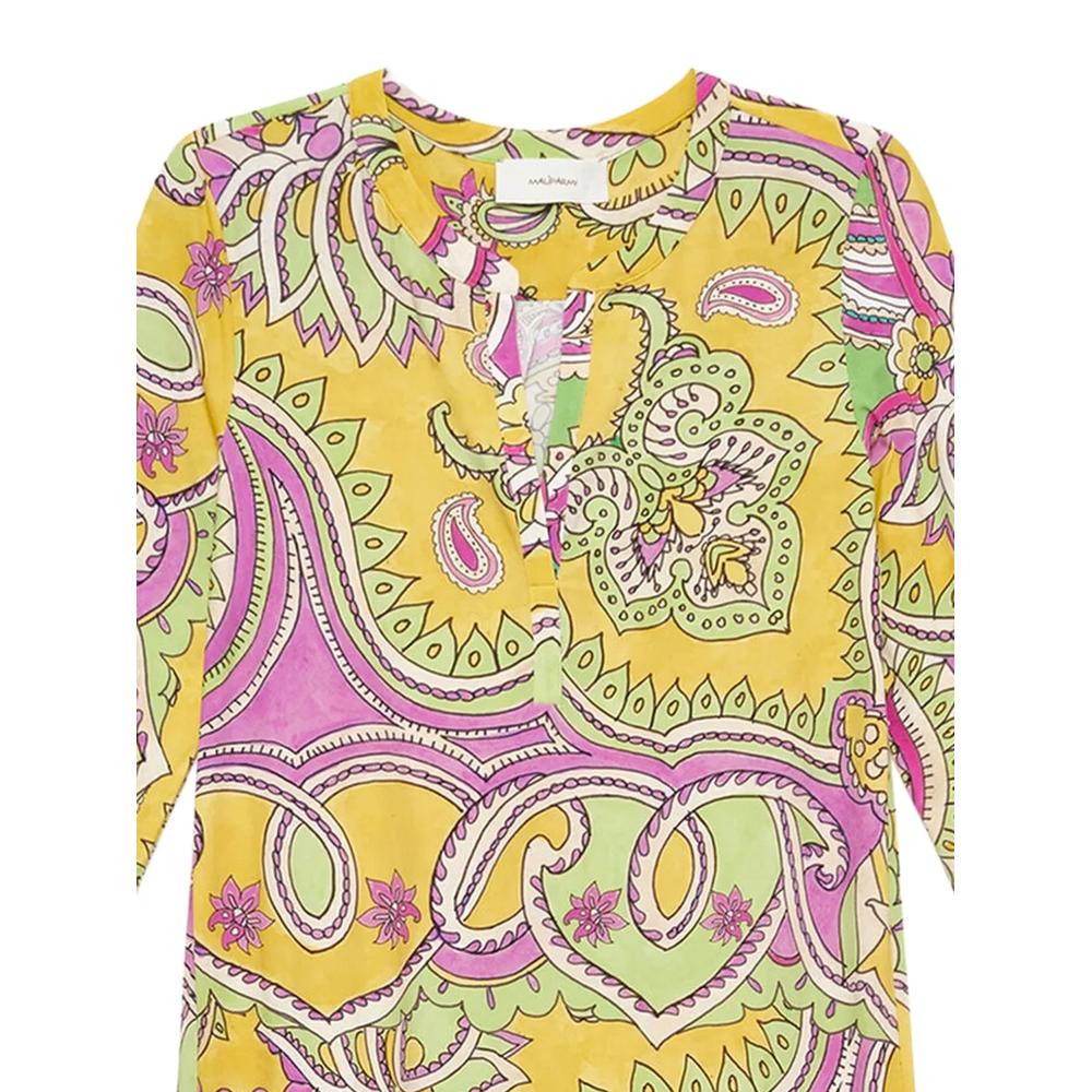 Платье миди Hippie Lotus с принтом пейсли 2