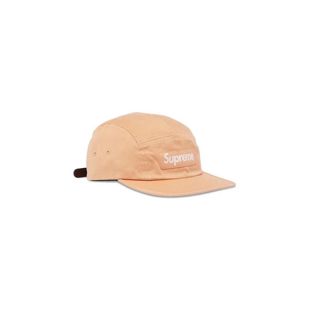 Кепки Supreme Washed Chino Twill Camp Cap 'Peach' 2