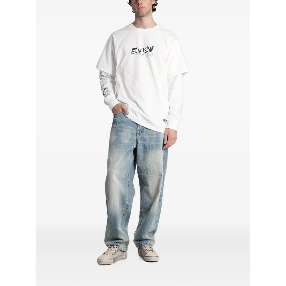 graphic-print layered-sleeve T-shirt 2