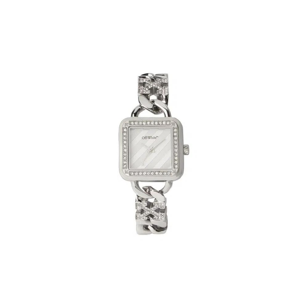 Часы Off-White Street Bling Crystal Watch 'Stainless Steel' 1