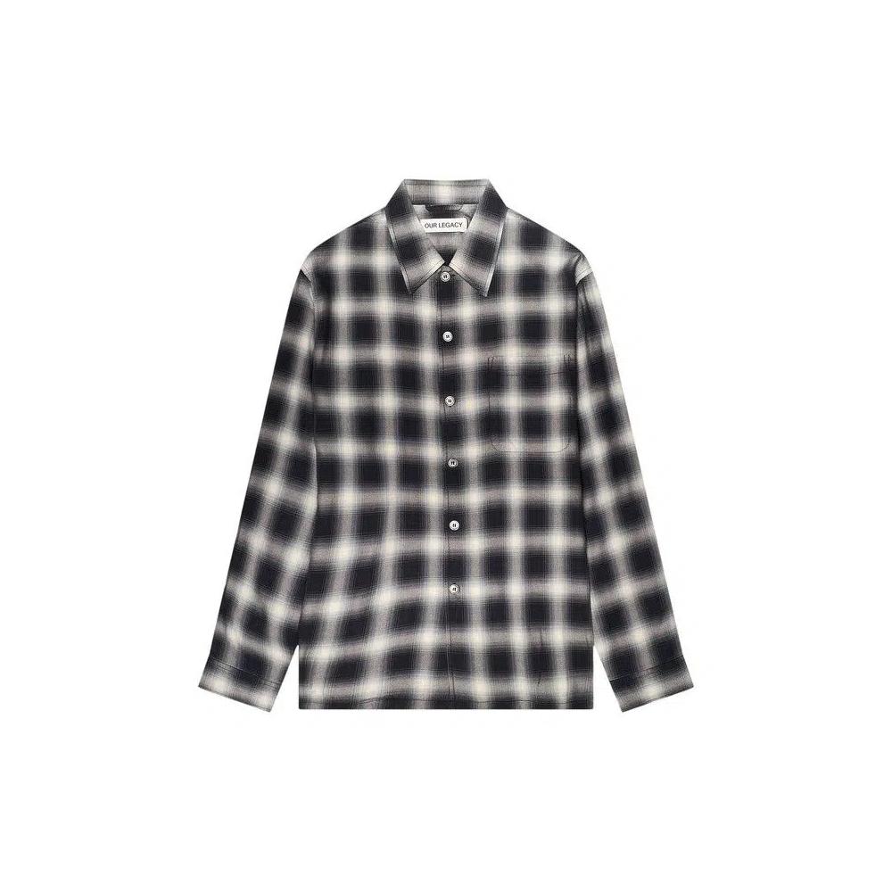 Рубашка на пуговицах Our Legacy Every Shirt 'Черный' 1