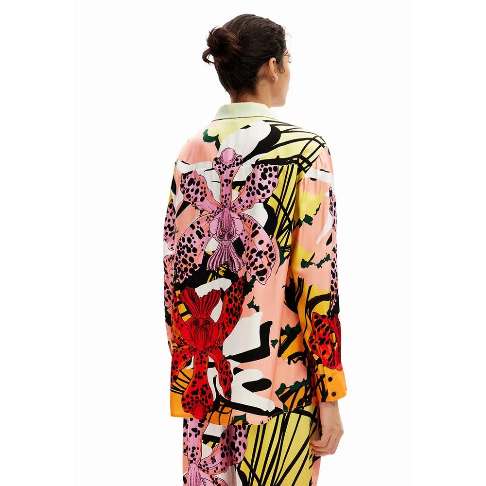Desigual Woman M. Christian Lacroix рубашка с орхидеями. 2