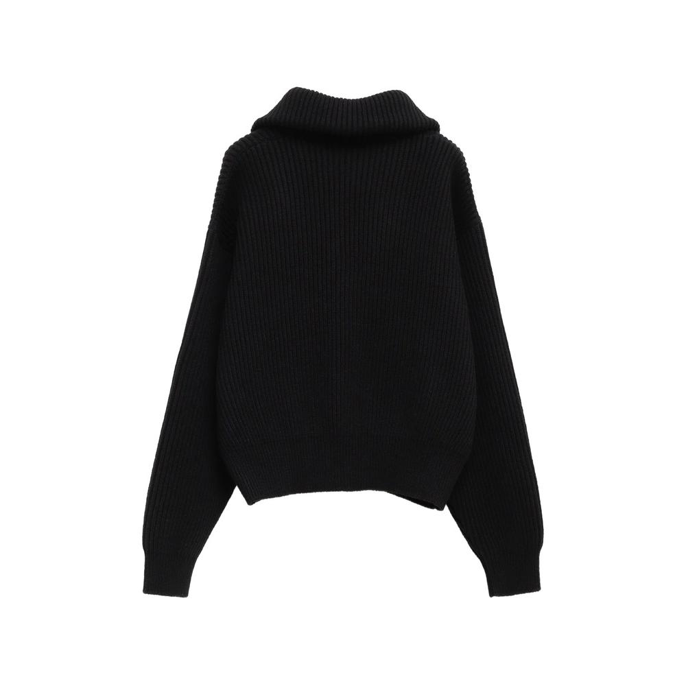 ribbed half-zip sweater 2