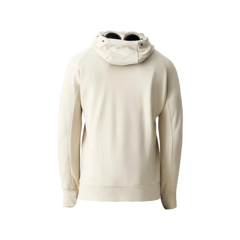 Diagonal Raised fleece lens hooded sweatshirt 2