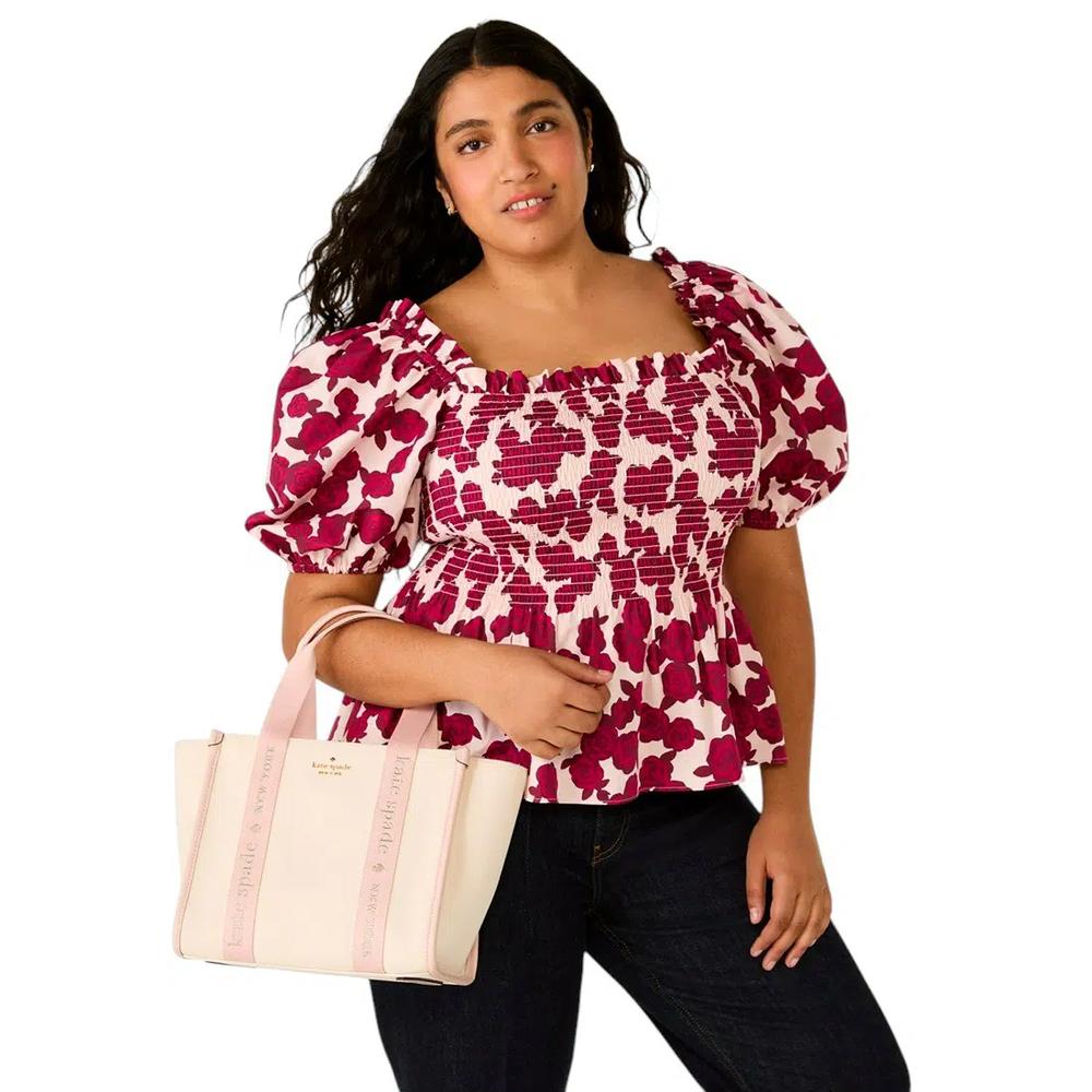 Kip Canvas Small Tote - Розовый дым 5