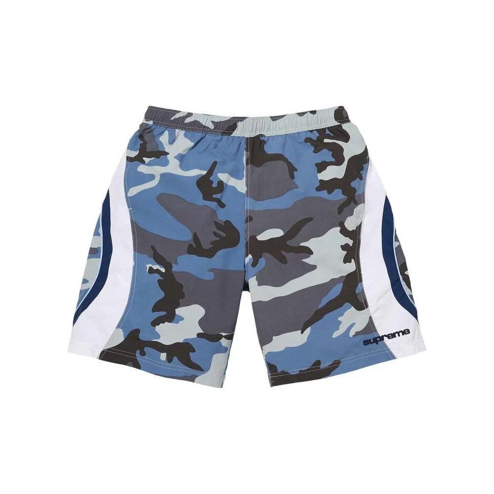 Шорты Supreme Paneled Water Short 'Blue Camo' 1