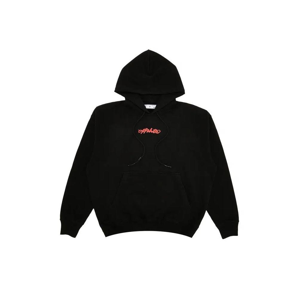 Худи Off-White Arrow On Canvas Skate Hoodie 'Black/Multicolor' 1