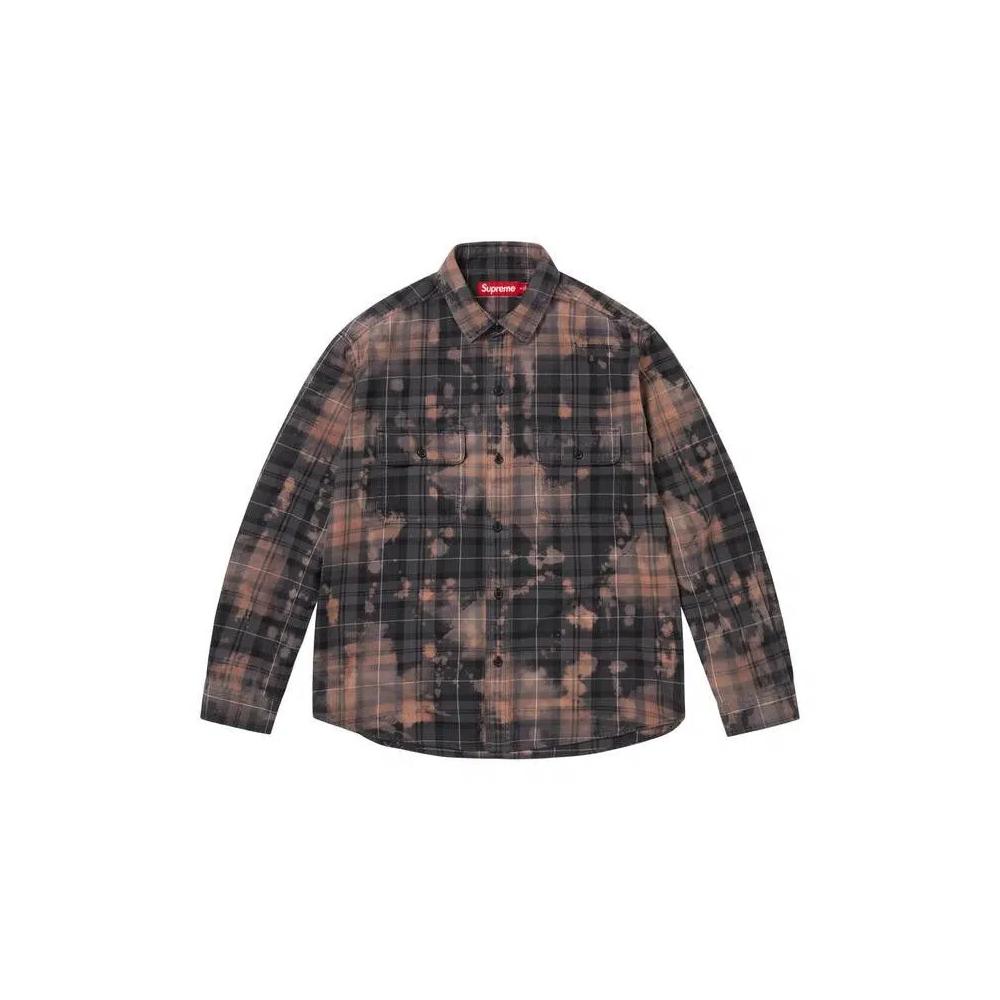 Фланелевая рубашка Supreme x The Exorcist Flannel Shirt 'Black' 1