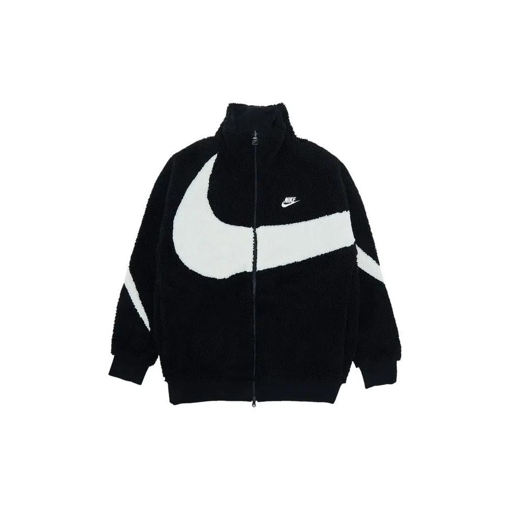 Куртка Nike Big Swoosh Reversible Boa Jacket 'Black' 1