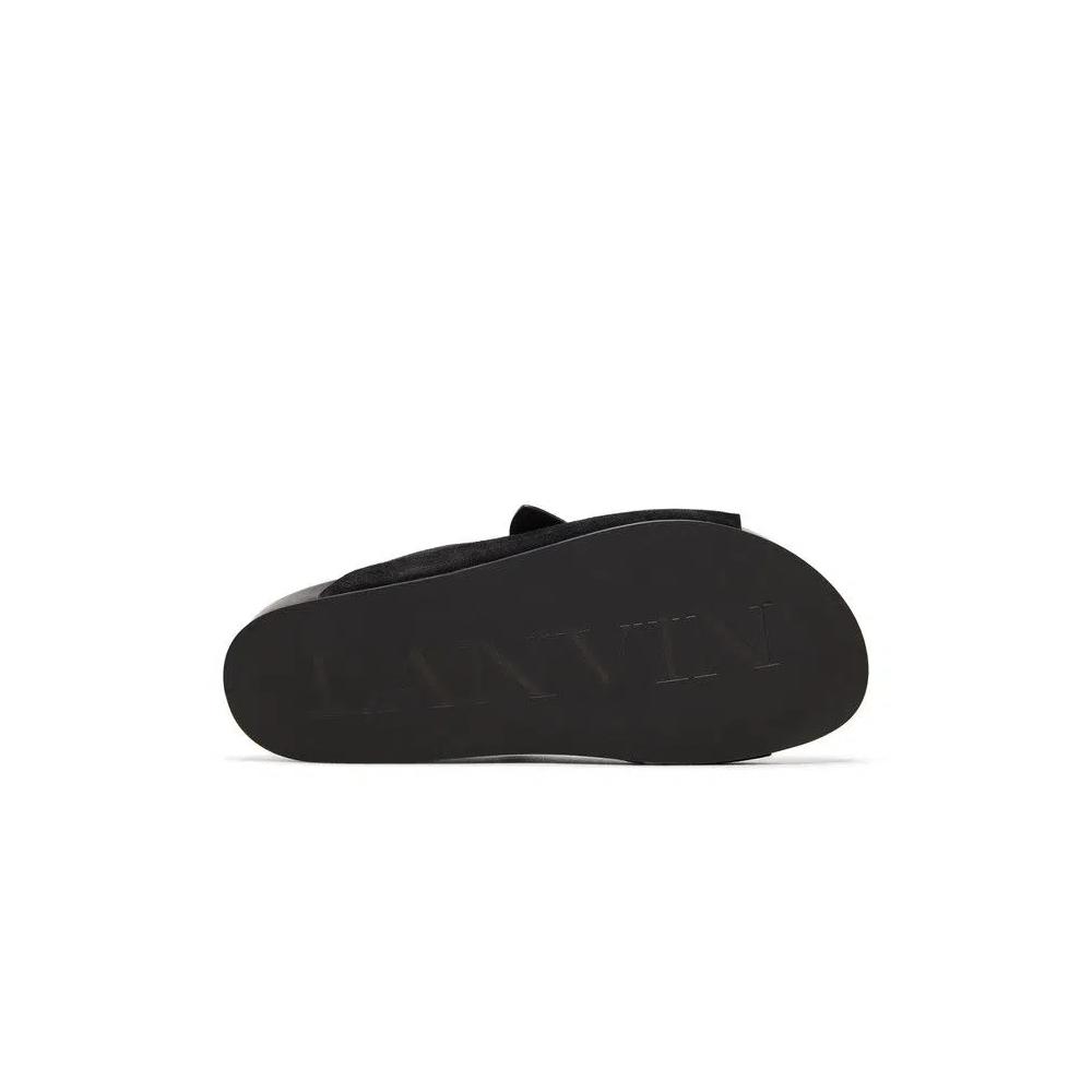 Шлепанцы Lanvin Buckle Slides 'Black' 4