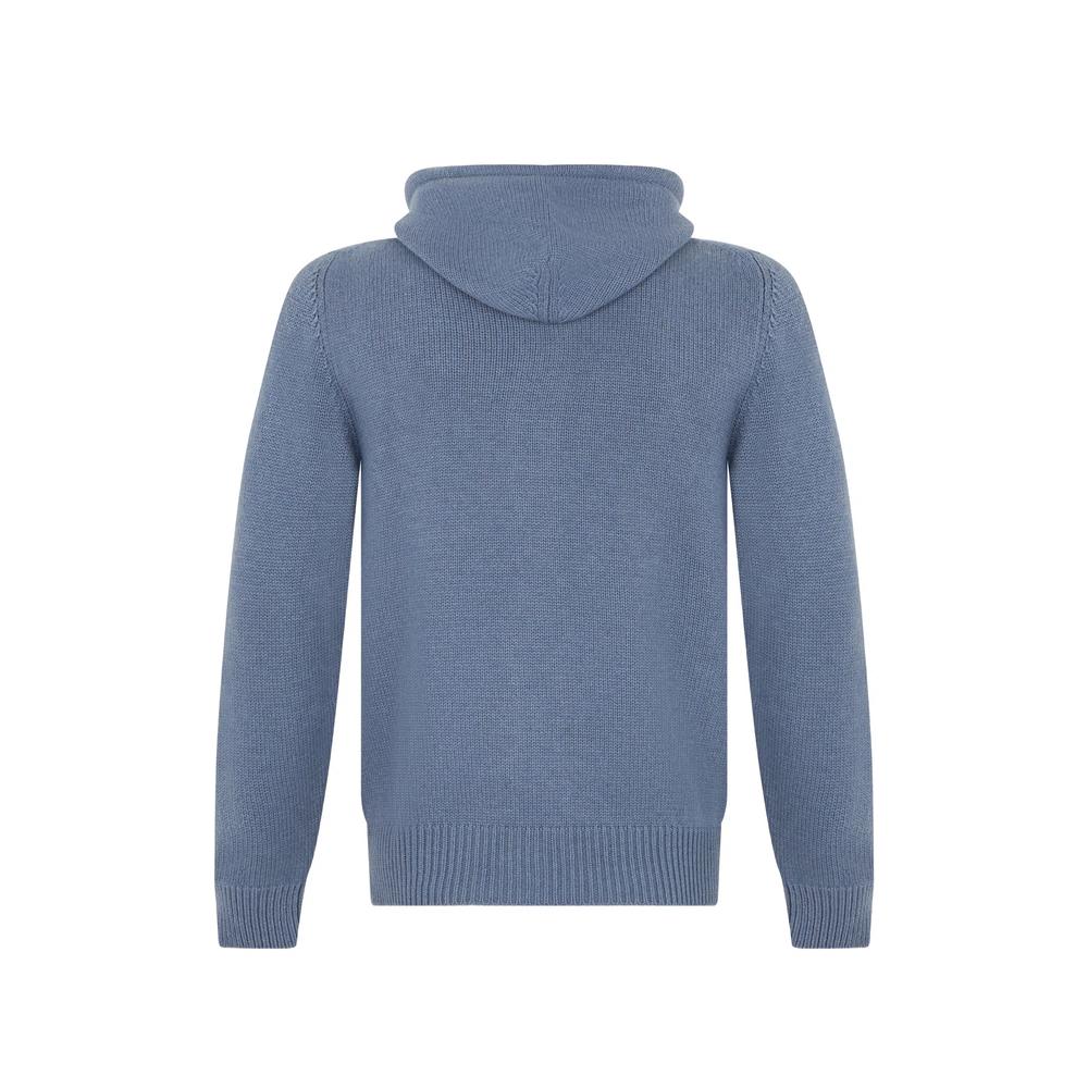 zip-up cashmere hoodie 2