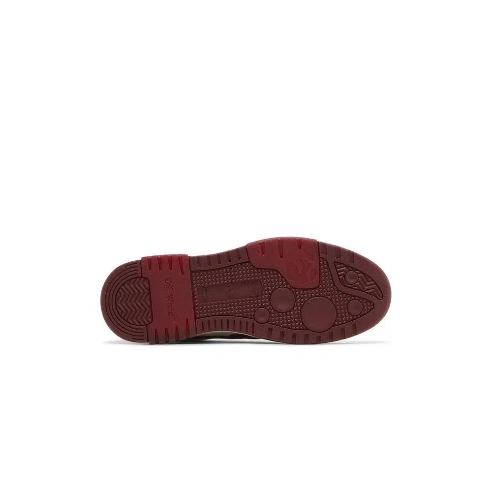 Кроссовки Off-White Out of Office 'White Burgundy' 4
