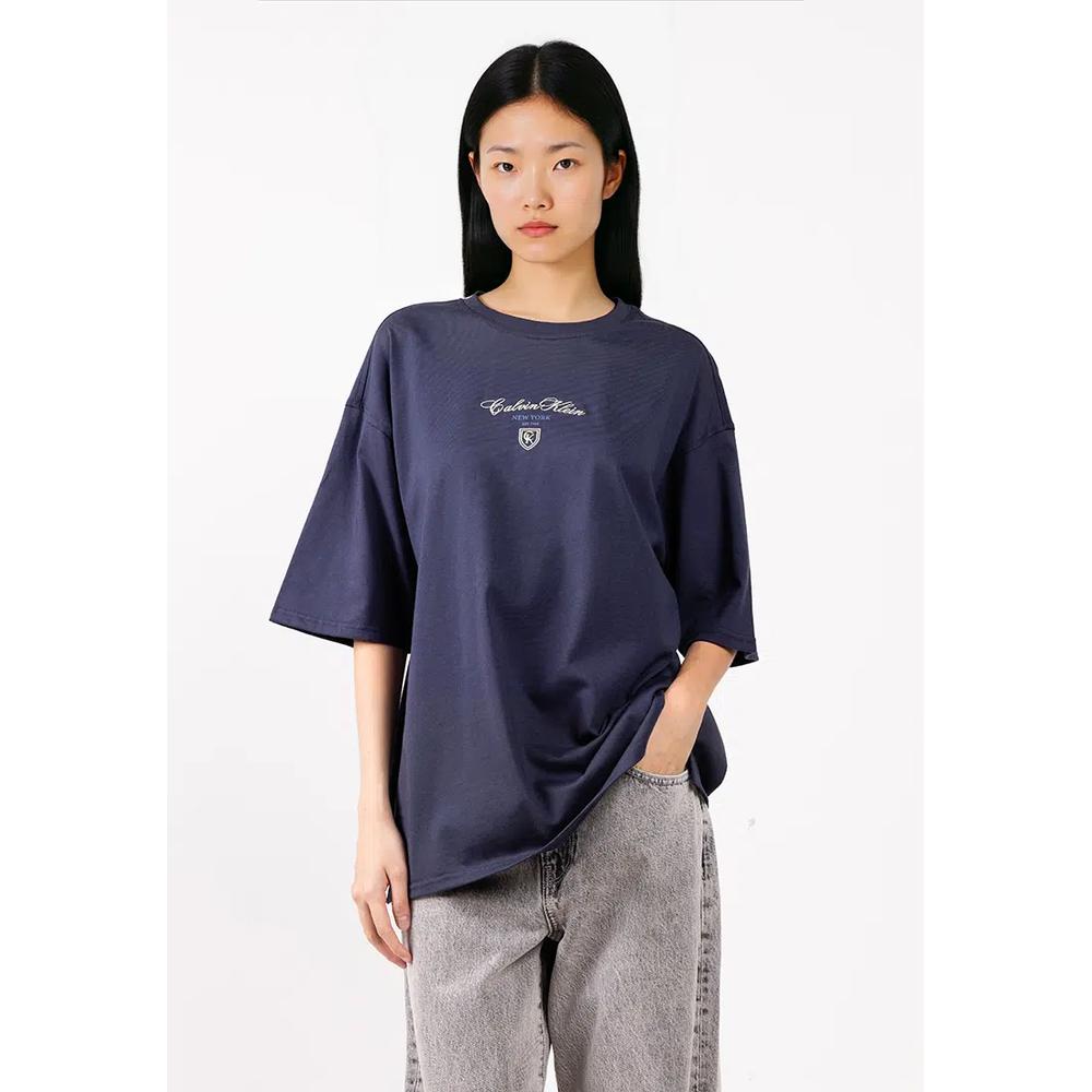 Футболка свободного кроя с графическим логотипом Script - Calvin Klein Jeans 1