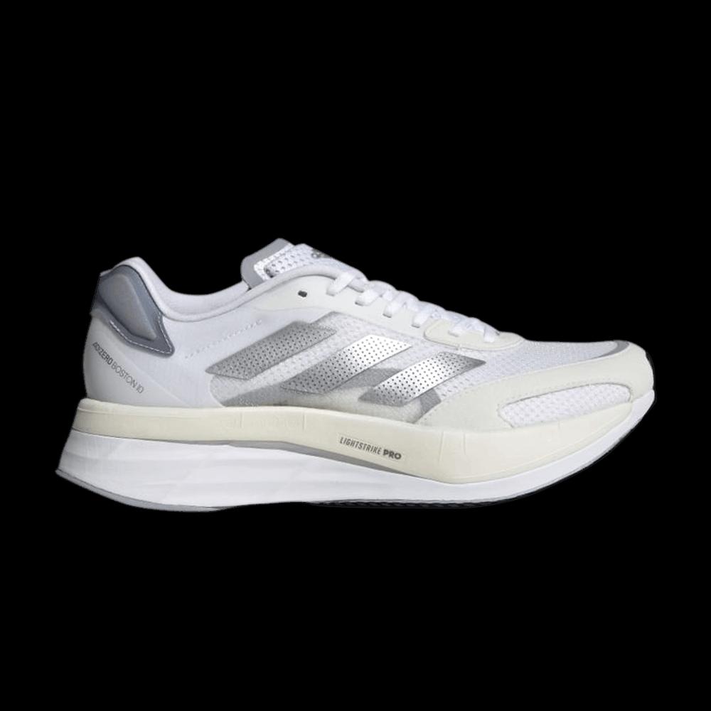 Кроссовки Adidas Wmns Adizero Boston 10 «White Silver Metallic» 1